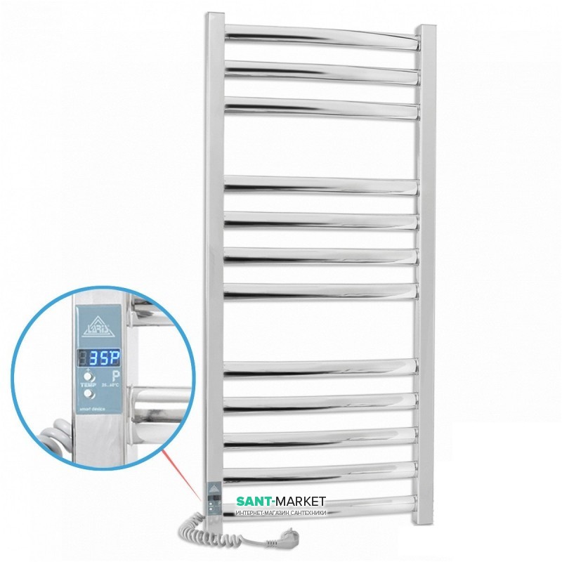 Электрический полотенцесушитель Laris Атлант Премиум П12 Э 500х1200 мм 73207416