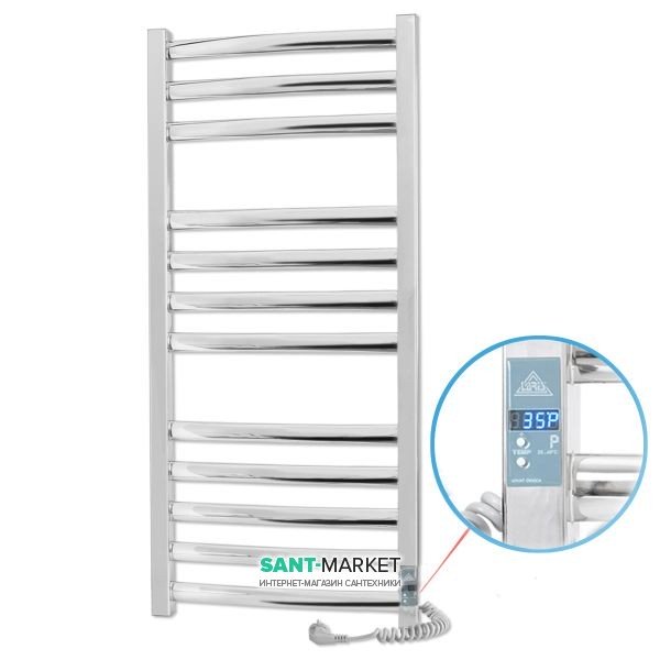 Электрический полотенцесушитель Laris Атлант Премиум П12 Э 500х1200 мм 73207417