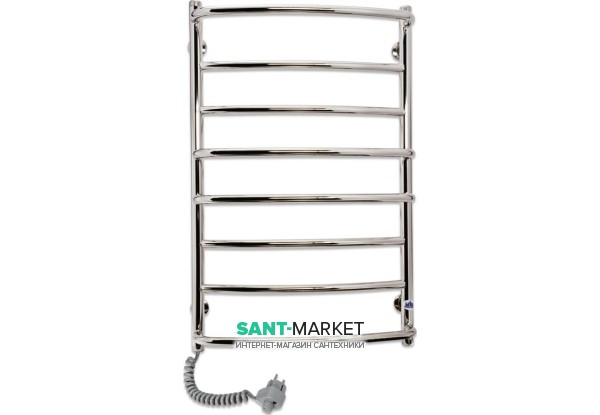 Електричний полотенцесушитель Laris Євромікс П8 Е 500х800 мм лівий 73207098