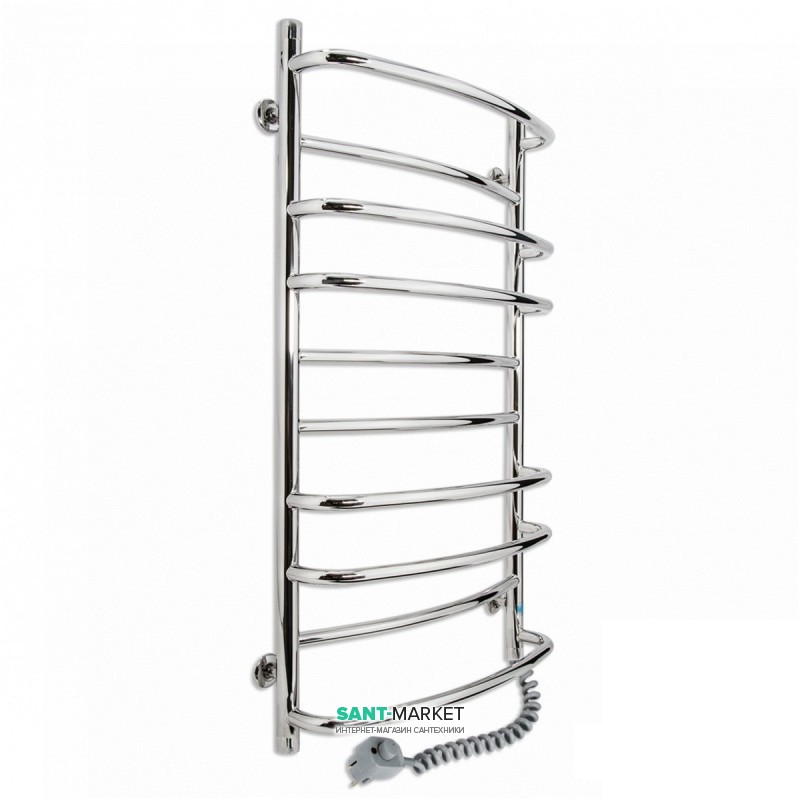 Електричний полотенцесушитель Laris Євромікс П10 Е 600х900 мм правий 73207197