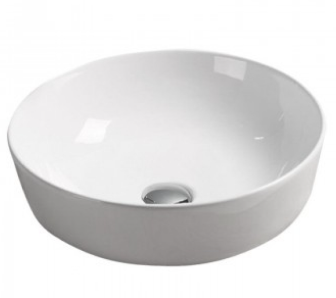 Раковина для ванной накладная Volle 35.5х35.5 см керамика белый матовый 13-01M-040