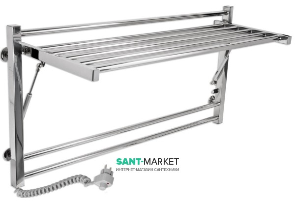 Електричний полотенцесушитель Laris Астор П8 Е 1000х540 мм лівий 73207344