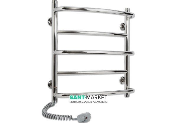 Электрический полотенцесушитель Laris Евромикс П5 Э 450х500 мм левый 73207092