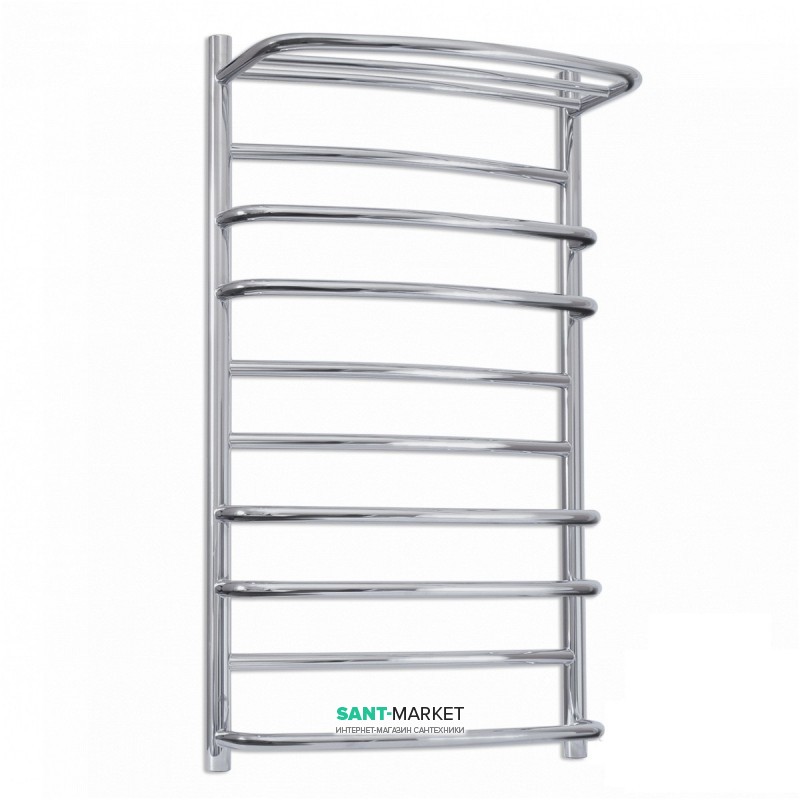 Водяний полотенцесушитель Laris Євромікс П10 600x900 мм з полицею 71207671