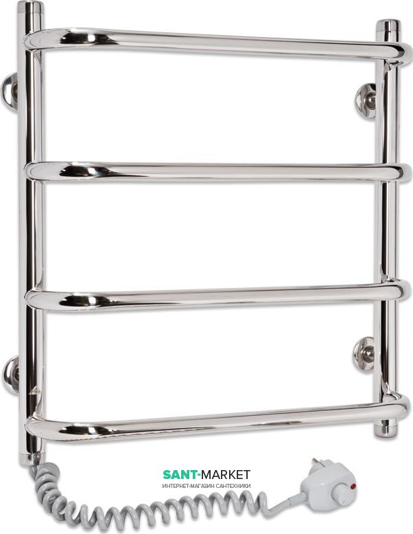 Электрический полотенцесушитель Laris Стандарт П4 Э 450x500 мм левый 73207080