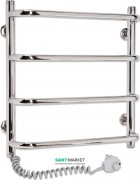 Электрический полотенцесушитель Laris Стандарт П4 Э 450x500 мм левый 73207080