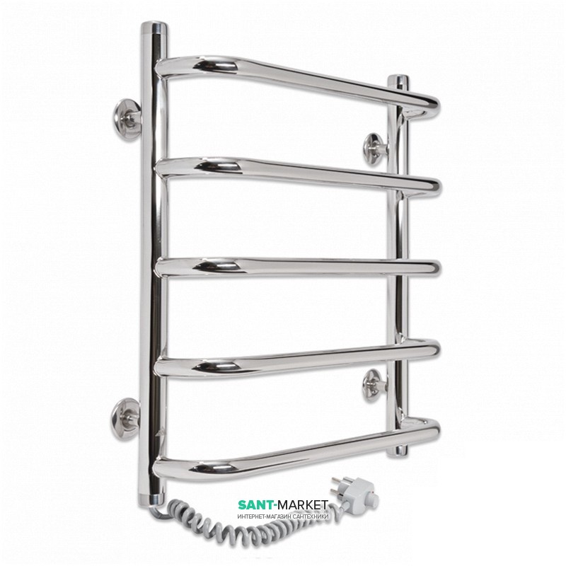 Електричний полотенцесушитель Laris Стандарт П5 Е 450x500 мм лівий 73207082