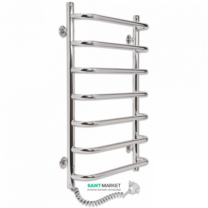 Електричний полотенцесушитель Laris Стандарт П7 Е 450x700 мм лівий 73207086