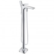 Смеситель для ванны отдельностоящий Volle однорычажный с ручным душем хром 12-33-101