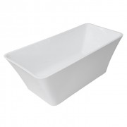 Ванна акриловая отдельностоящая Volle 170х75 с лицевой панелью сифон-автомат белая 12-22-348
