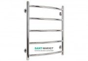 Водяной полотенцесушитель Laris Флеш П5 500х600 мм хром 74100007