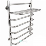 Водяной полотенцесушитель Laris Стандарт П7 500x660 мм с полкой 71207699