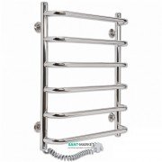 Электрический полотенцесушитель Laris Стандарт П6 Э 450x600 мм левый 73207084