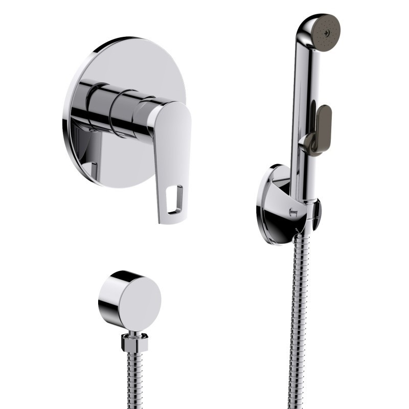 Змішувач для душу одноважільний Volle Benita з гігієнічним душем 15175200