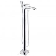 Смеситель для ванны отдельностоящий Volle однорычажный с ручным душем хром 12-33-101