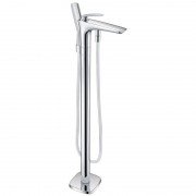 Смеситель для ванны отдельностоящий Volle однорычажный с ручным душем хром 12-33-101