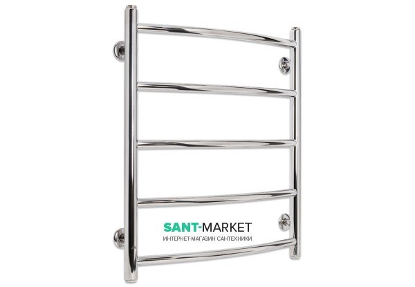 Водяний полотенцесушитель Laris Флеш П5 500х600 мм хром 74100007