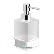 Диспенсер для рідкого мила Volle Teo матове скло з м'яким кільцем 15-88-121