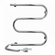 Электрический полотенцесушитель Laris Змеевик 25 РС3 Э 400x500 мм левый 73207104