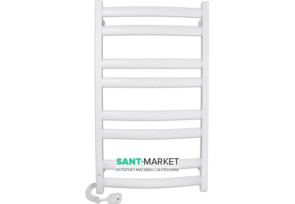 Электрический полотенцесушитель Laris Зебра Атлант ЧК8 Э 500x900 мм левый 73207410