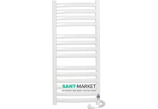 Электрический полотенцесушитель Laris Зебра Атлант Премиум ЧК14 Э 500x1200 мм правый 75201082