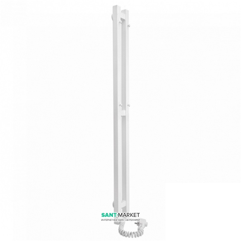 Электрический полотенцесушитель Laris Зебра Дуэт ЧК3 Э 80x1200 мм левый 75201067