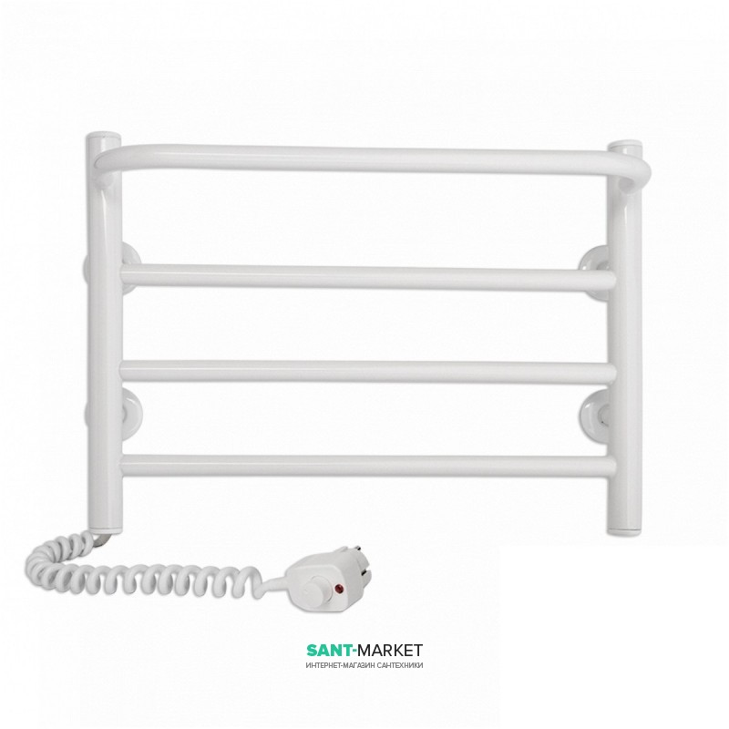Электрический полотенцесушитель Laris Зебра Прайм ЧК4 Э 400x300 мм левый 75201063