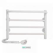 Электрический полотенцесушитель Laris Зебра Прайм ЧК4 Э 400x300 мм левый 75201063