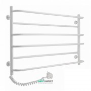 Електричний полотенцесушитель Laris Зебра Практик ЧК6 Е 1000x600 мм лівий 75201025