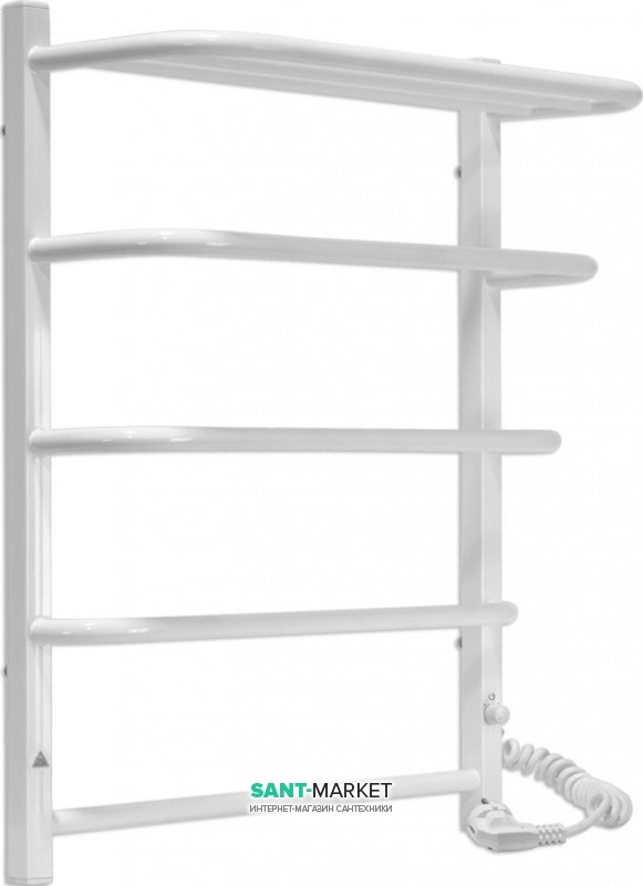 Электрический полотенцесушитель Laris Зебра Стандарт ЧК5 Э 500x660 мм правый 75201040