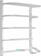 Електричний полотенцесушитель Laris Зебра Стандарт ЧК5 Е 500x660 мм правий 75201040