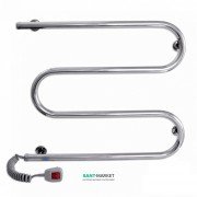 Электрический полотенцесушитель Laris Змеевик 25 РС3 Э 600x500 мм левый 73207114