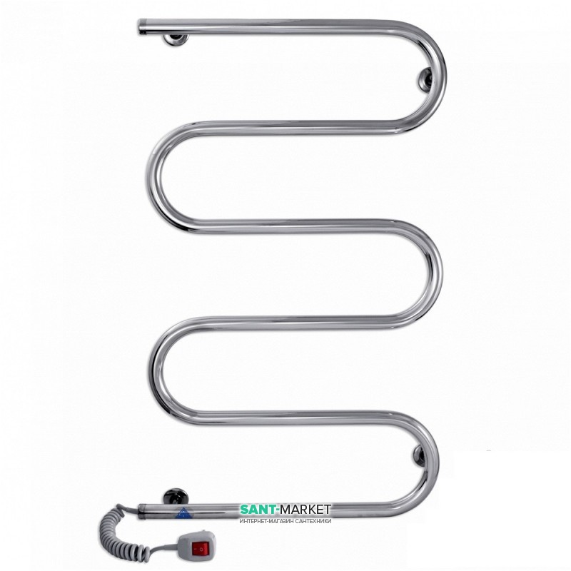 Електричний полотенцесушитель Laris Змійовик 25 РС5 Е 500x800 мм лівий 73207124