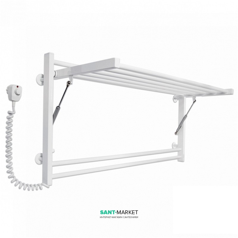 Електричний полотенцесушитель Laris Зебра Астор ЧК8 Е 1000x500 мм лівий 75201065