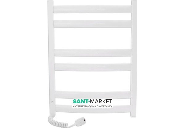 Электрический полотенцесушитель Laris Зебра Атлант ЧК6 Э 500x700 мм левый 73207408