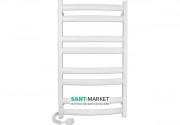 Електричний полотенцесушитель Laris Зебра Атлант ЧК8 Е 500x900 мм лівий 73207410