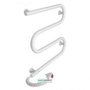 Електричний полотенцесушитель Laris Зебра Змійовик 25 ЧК3 Е 500x500 мм лівий 75201019