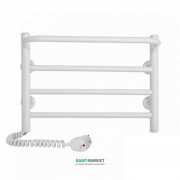 Электрический полотенцесушитель Laris Зебра Прайм ЧК4 Э 400x300 мм левый 75201063