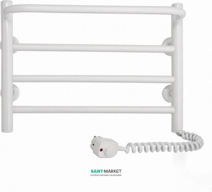 Электрический полотенцесушитель Laris Зебра Прайм ЧК4 Э 400x300 мм правый 75201064
