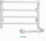 Электрический полотенцесушитель Laris Зебра Прайм ЧК4 Э 400x300 мм правый 75201064