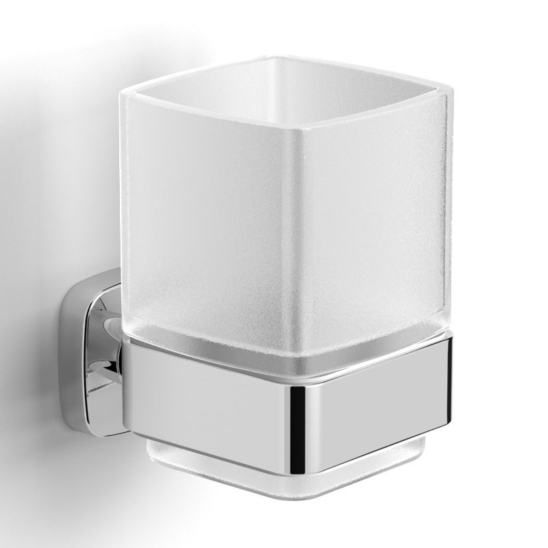 Стакан для зубных щеток Volle Teo настенный матовое стекло 15-88-411