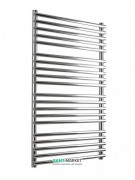 Водяной полотенцесушитель Mario Премиум Турин 900х630/600 мм нержавеющая сталь 4820111353101