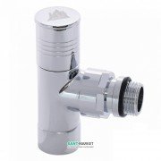 Кран угловой для полотенцесушителя Laris Luxon ZZ-4702 1/2