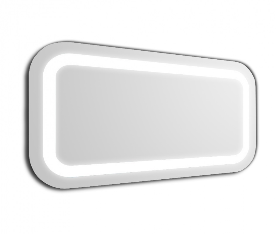 Дзеркало у ванну кімнату Volle 60 * 80 см прямокутне зі світлодіодним підсвічуванням 16-46-656