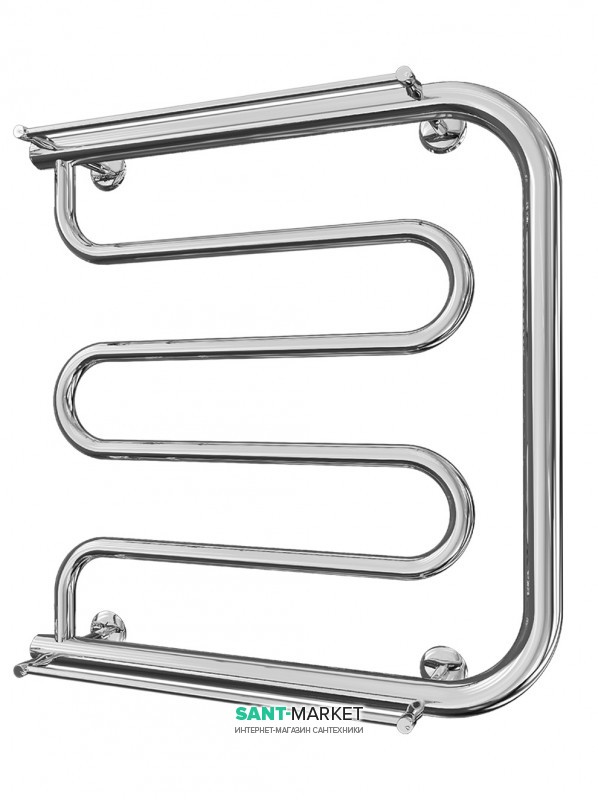 Водяний полотенцесушитель Mario Фокстрот 530x500 / 500 мм 4820111350230