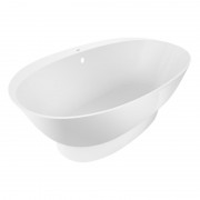 Ванна из искусственного камня Rock Design Мона 182x100 белый 1M182100