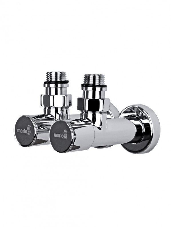 Кран угловой для полотенцесушителя Mario удлиненный G1/2