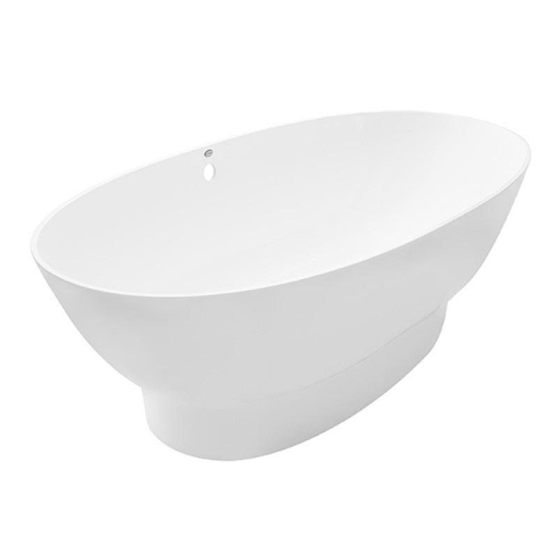 Ванна з штучного каменю Rock Design Гармонія 182х90 білий 1G182090