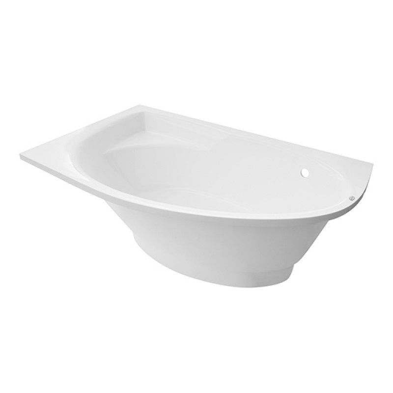 Ванна з штучного каменю Rock Design Лагуна L 170x100 білий 1LL170100