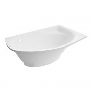 Ванна из искусственного камня Rock Design Лагуна R 165x100 белый 1LR165100